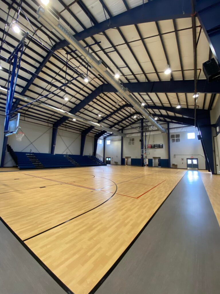 Indoor gym at the Lealman Exchange.