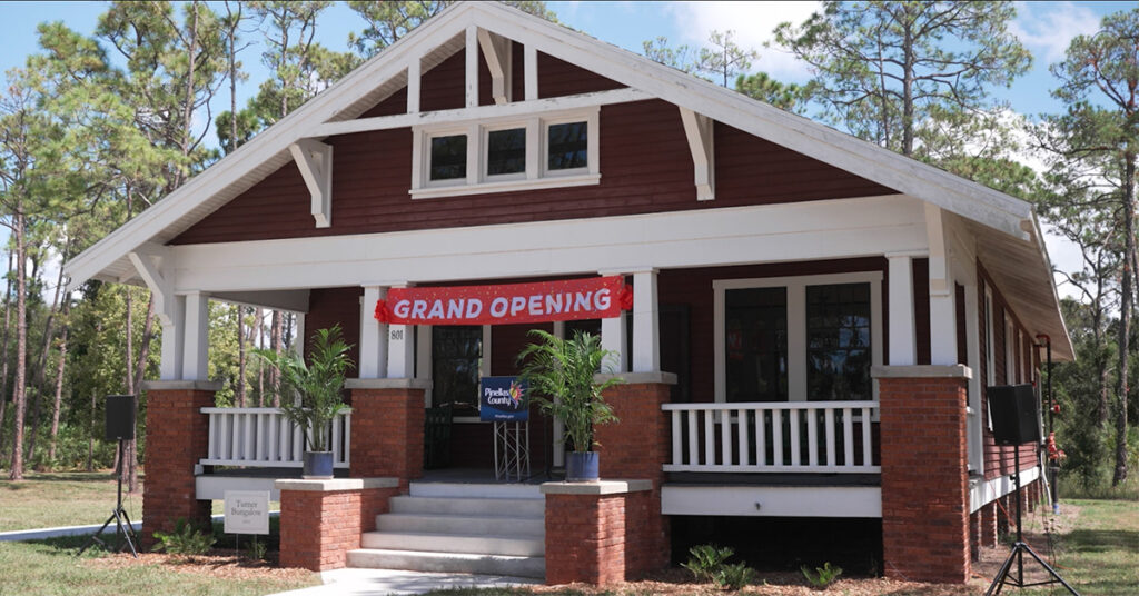 historic Turner Bungalow after restoration