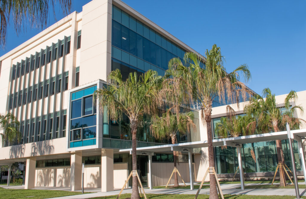 Exterior of the Pinellas County Justice Center.