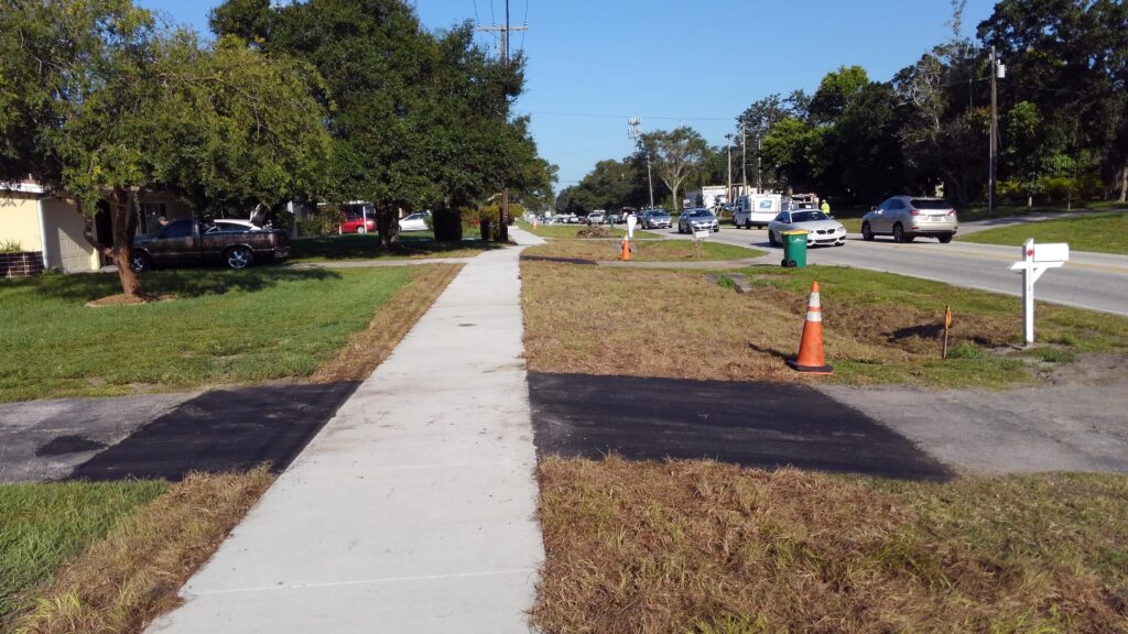 Belleair road sidewalk and road safety and ADA improvements.