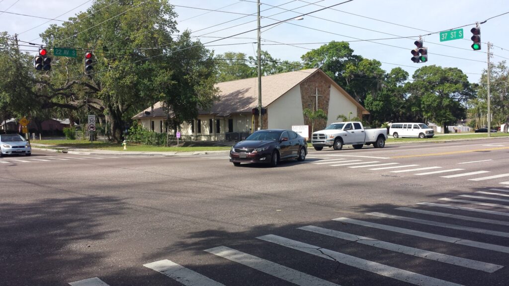 intersection of 22nd avenue and 34th street in Pinellas County