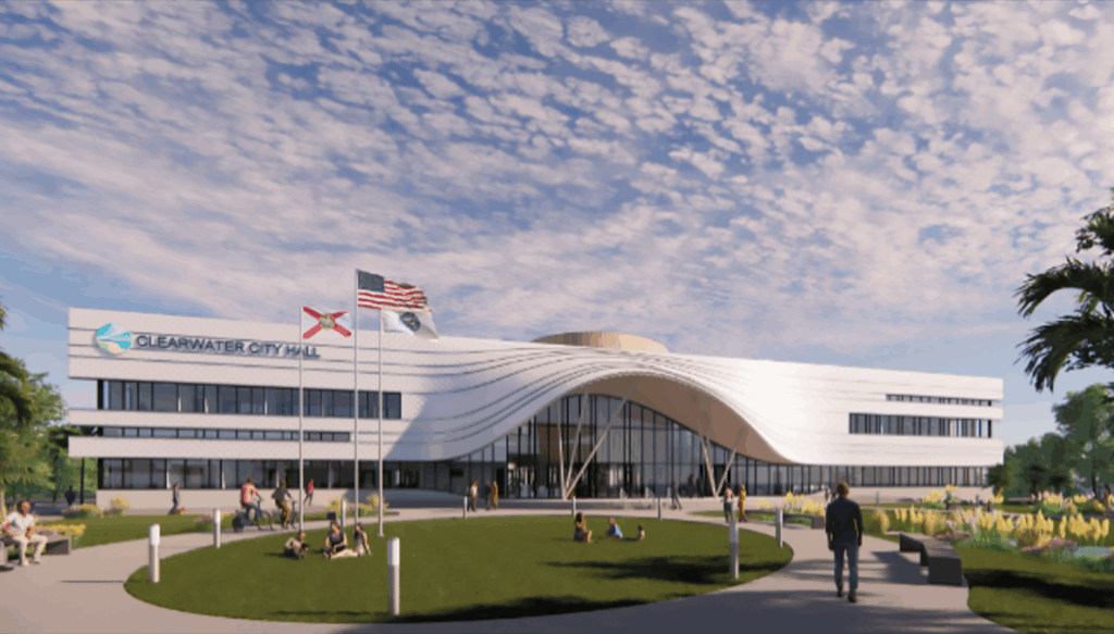 rendering of the new City Hall in Clearwater