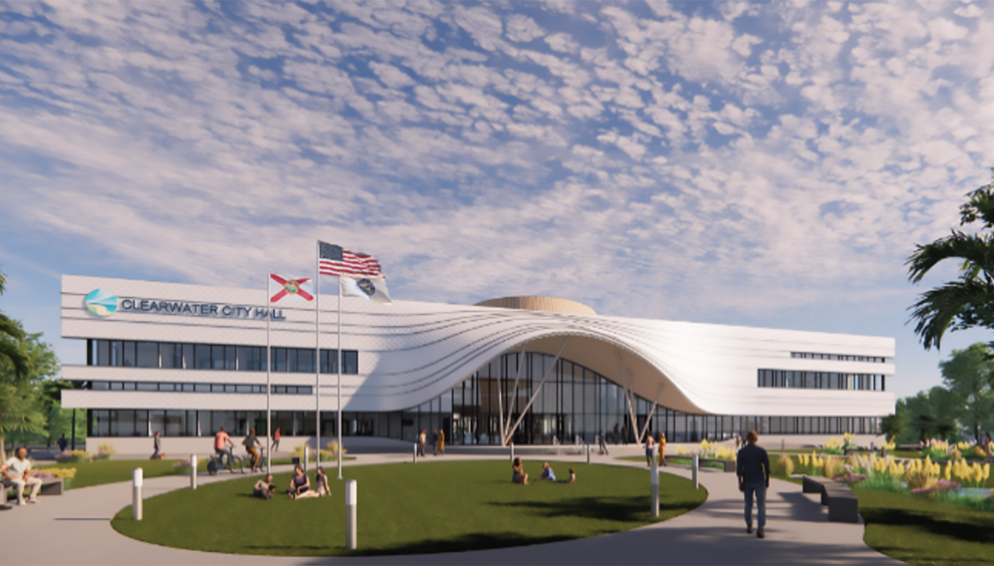 rendering of the new City Hall in Clearwater