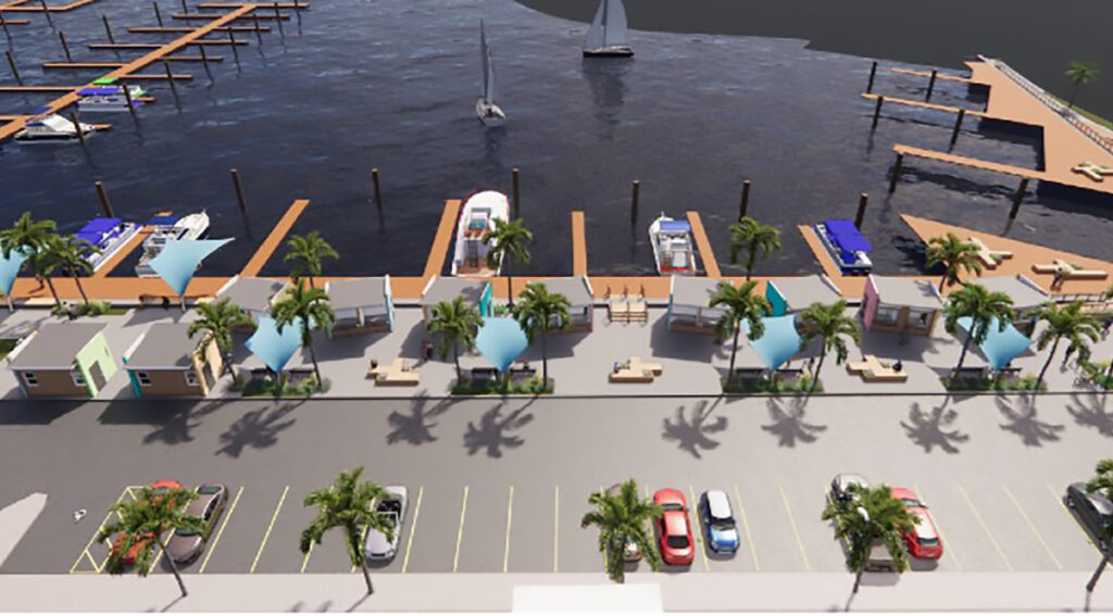 rendering of the new Marina Walk in Clearwater, FL
