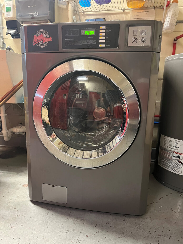 Ready Rack Washer Extractor 30, designed to clean protective clothing in accordance with industry standards, ensuring thorough decontamination
