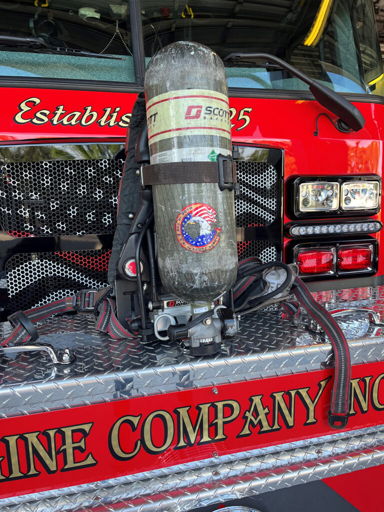 Scott X3 Pro SCBA Packs w/ voice amplifiers