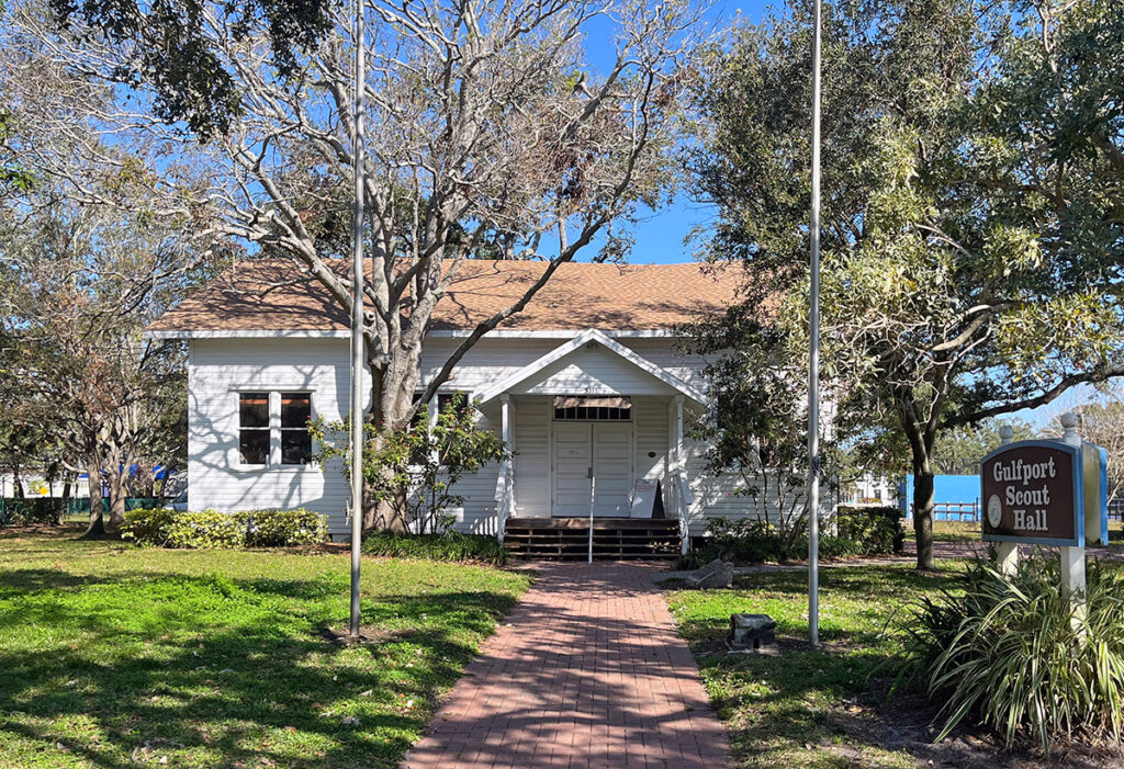 the Scout Hall in Gulfport, FL