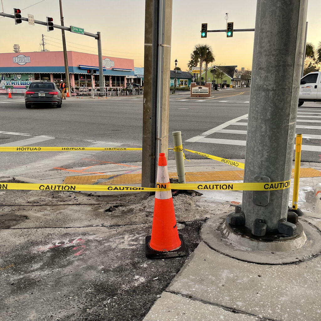Electric lines along Gulf Blvd in St. Pete Beach have been moved underground