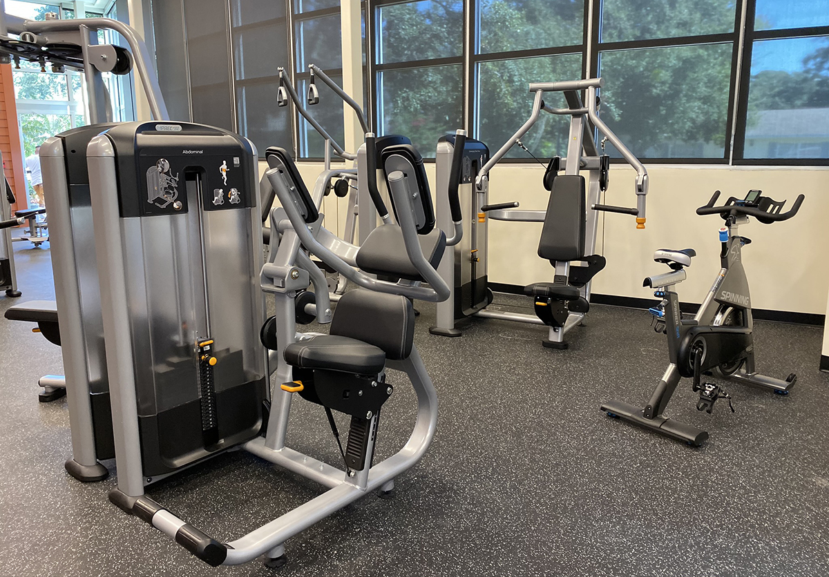 fitness equipment in the Safety Harbor Community Center