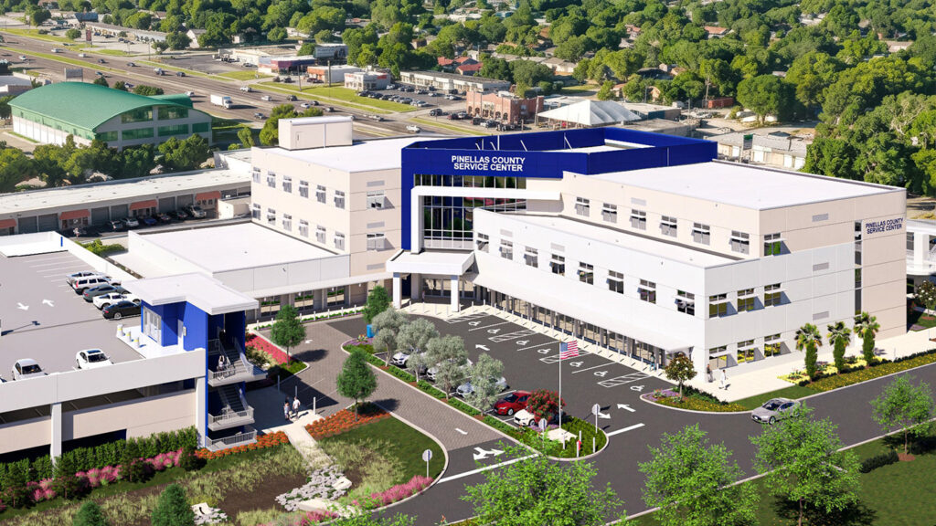 Rendering of the new North County Service Center
